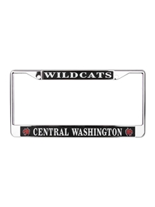 Wildcats Central Washington License Plate Frame