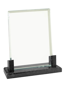 Rectangular Glass Award (Customizable)