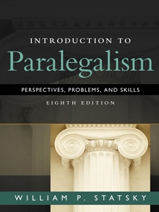 IA:LAJ 316: INTRODUCTION TO PARALEGALISM: PERSPECTIVES, PROBLEMS AND SKILLS