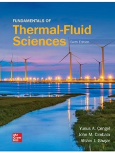 NOT AVAILABLE - FUND OF THERMAL-FLUID SCI - RENTAL ONLY