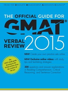 THE OFFICIAL GUIDE FOR GMAT VERBAL REVIEW 2015
