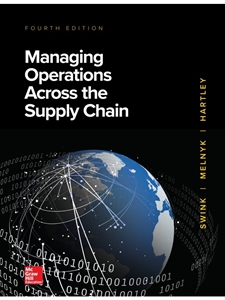IA:SCM 310: MANAGING OPERATIONS ACROSS THE SUPPLY CHAIN