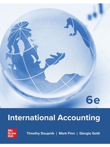 IA:ACCT 475: INTERNATIONAL ACCOUNTING
