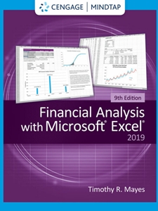 IA:FIN 478: FINANCIAL ANALYSIS WITH MICROSOFT EXCEL