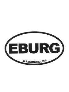 Ellensburg Euro Sticker
