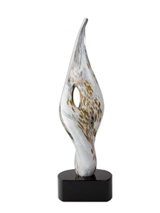Spire Twist Art Glass Award (Customizable)