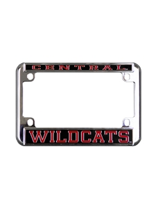 Central Wildcats Motorcycle License Frame
