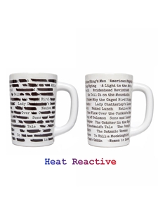 Out Of Print Banned Books Heat Reactive Mug