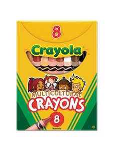 Crayola Multicultural Colored Crayons 8 Pack