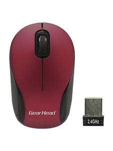 Gear Head Optical Wireless Mouse - Travel Size
