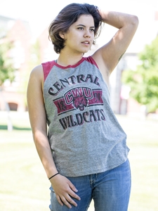 Ladies Central Muscle Tshirt