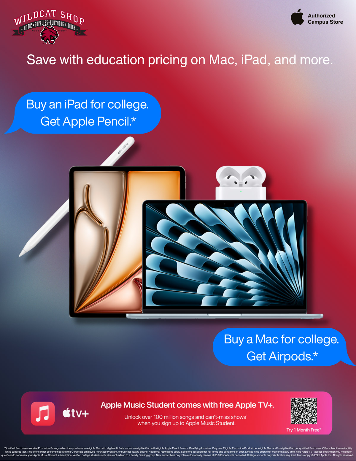 apple back to school promo