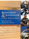 MANAGEMENT+SUPERVIS.IN LAW ENFORCEMENT