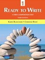 READY TO WRITE 1:FIRST COMPOSITION TEXT