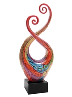 Multicolor Art Glass Award (Customizable)