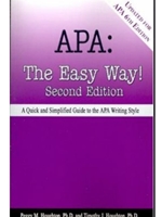 APA:THE EASY WAY!-UPDATED F/APA 6TH ED.