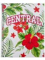 Central Hibiscus 1-Subject Spiral Notebook