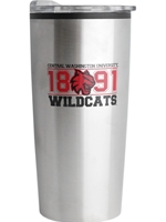 1891 Wildcats Silver Thermos
