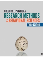 RESEARCH METHODS FOR BEHAVIORAL SCIENCES