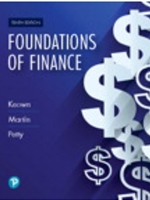 FOUNDATIONS OF FINANCE-MYFINANCELAB