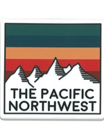 Pacific Northwest Mountain Decal