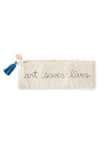 Art Saves Lives Stitched Pouch