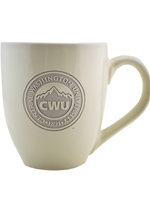 CWU 16oz Cream Bistro Mug
