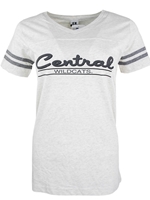 Central Ladies Natural Varsity Tshirt