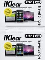 iKlear Travel Cleaner and Polish Wipe for Screens