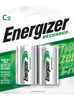 Energizer Precharged Recharg Battery, C, NiMh, PK2 Lighting, 2 Count