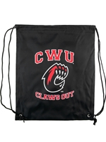 CWU Claws Out Cinch Drawstring Bag