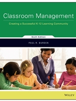 IA:EFC 350/ELEF 472: CLASSROOM MANAGEMENT: CREATING A SUCCESSFUL K-12 LEARNING COMMUNITY