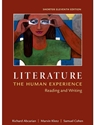 LITERATURE:HUMAN EXPERIENCE,SHORTER