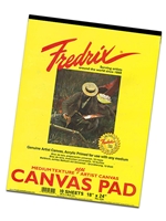 Fredrix 18" x 24" Medium Texture Artist Canvas - 10 Sheets