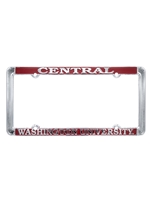 Central Washington License Plate Frame