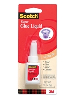 Scotch Super Glue Clear 0.18 oz