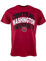 Crimson CWU Tee