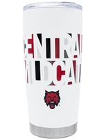 Central Wildcats White Tumbler