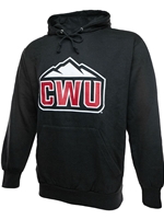 CWU Mountain Logo Hood