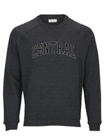 Charcoal French Terry Tonal Crew Neck