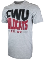 CWU Wildcats Gray Tshirt