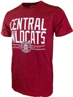Central Wildcats Crimson Tshirt