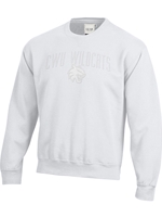 CWU Tonal White Crew Neck Sweatshirt