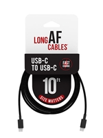 Long AF Cables 10ft - USB-C to USB-C