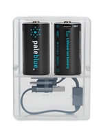 Pale Blue Rechargeable Batteries C 2-Pack