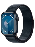 Apple Watch Series 9 GPS 41mm Aluminum Case with Midnight Sport Loop - Midnight