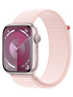 Apple Watch Series 9 GPS 45mm Aluminum Case with Light Pink Sport Loop