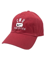 CWU Nike Fastpitch Red Cap