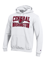 Champion White Central Hood