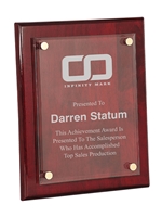 Rosewood Piano Finish Plaque